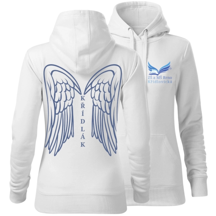 Mikina Křídlák bílá Prémium (dámská)