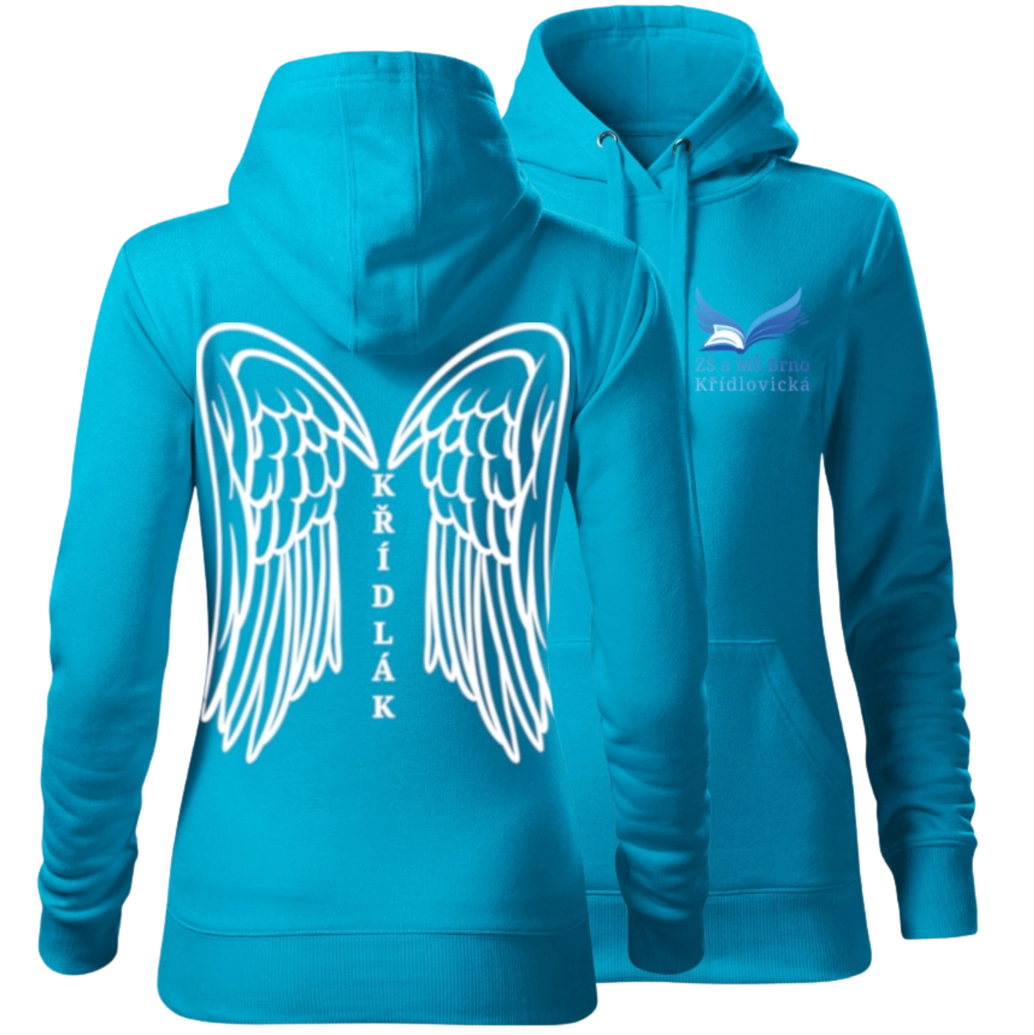Mikina Křídlák modrá Prémium (dámská)