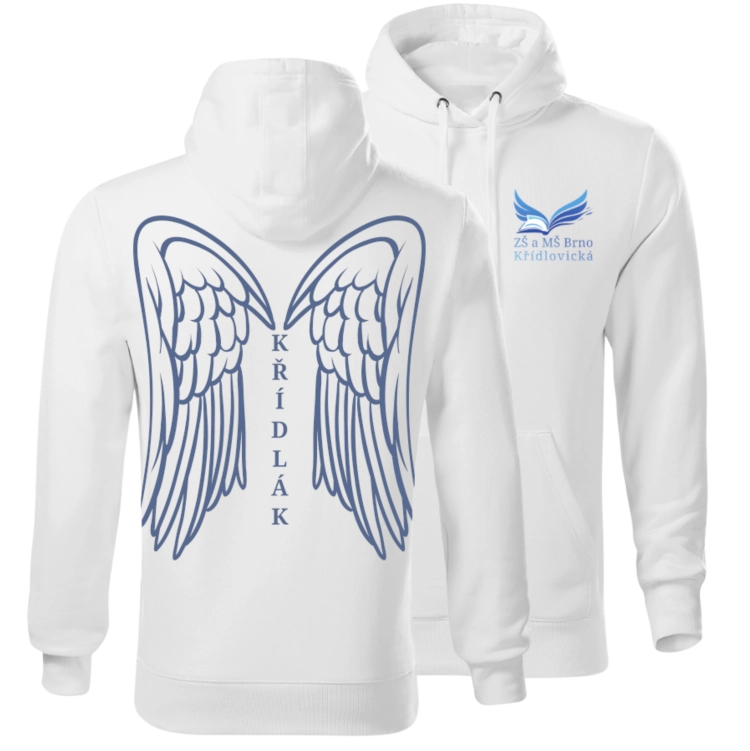 Mikina Křídlák bílá Prémium (pánská)