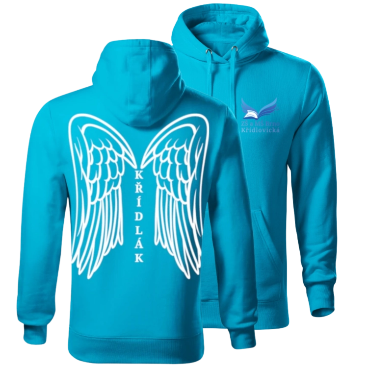 Mikina Křídlák modrá Prémium (pánská)