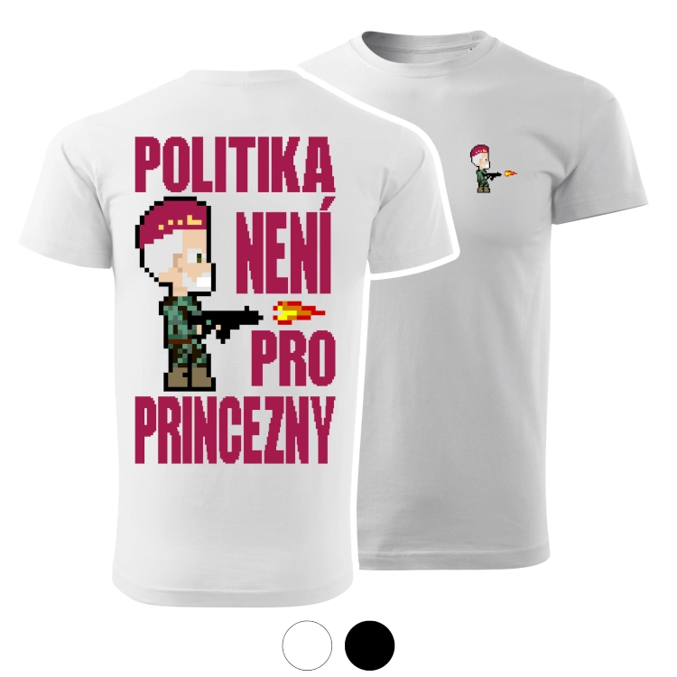 Tričko Politika a princezny